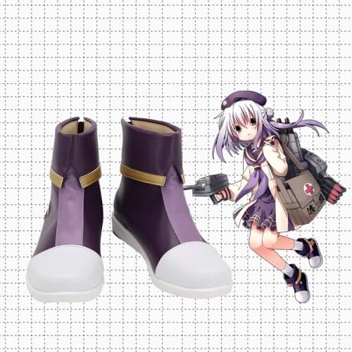 Unisex Anime Cos Yukikaze Cosplay Costumes Boots Custom Made