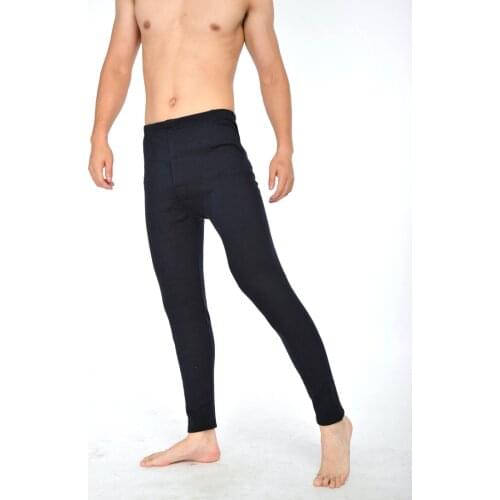Winter Style Not inverted cashmere thermal plus thick velvet plus size 7XL cotton man long Johns men warm leggings