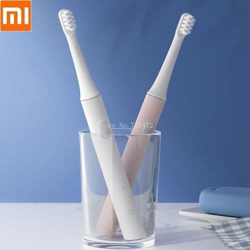 Xiaomi Mijia Sonic Electric Toothbrush T100 USB Rechargeable IPX7 Waterproof Adult Smart Ultrasonic Automatic Tooth Brush