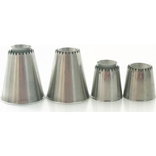 1pcs Cake Tip Set Oversized Cookie Stainless Steel Ring Cookies Piping Nozzles Icing Pipe Nozzles Series Decoration 2018