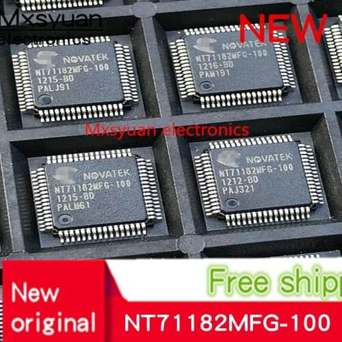 10pcs~50pcs/LOT New original NT71182MFG-100 NT71182MFG TQFP64 Liquid crystal chip