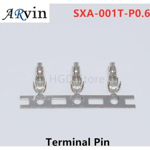 100PCS JST Connector SXA-001T-P0.6 Terminal Pin Wire Gauge 22-28AWG