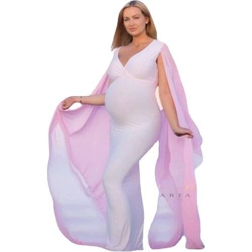 2021 Vintage Tulle Maternity Dresses Sweetheart Long Sleeves Beaded Sheer See Through Sexy Plus Size Bridal Pregnancy Gown