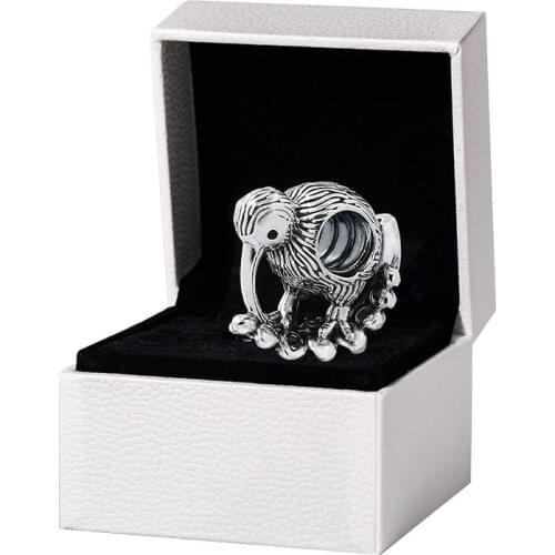 2021 Animals Style New 925 Sterling Silver Beads The retired Kiwi Bird Charms Fit Original Bracelet Women DIY Jewelry For Women
