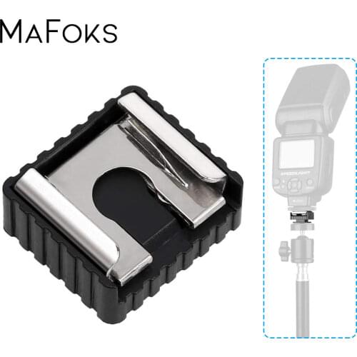 3 PCS Universal Hot Shoe Mount Adapter with 1/4 Screw Tripod Flash Bracket Speedlight Stand Light Holder for Studio DSLR Camera