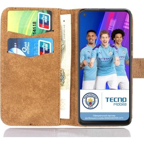 6 Colors Tecno Camon 12 Air Case Flip Dedicated 100% Special Leather Fashion Vintage Luxury Protective Phone Cover