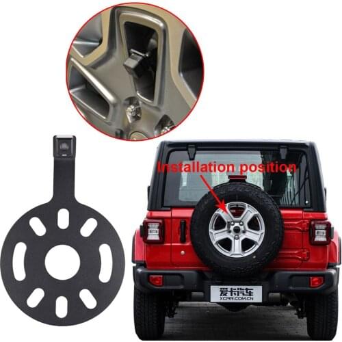 Car Backup Reverse Rear View Camera Waterproof Spare Tire Mount Reversing Parking for Jeep Wrangler 2007-2018