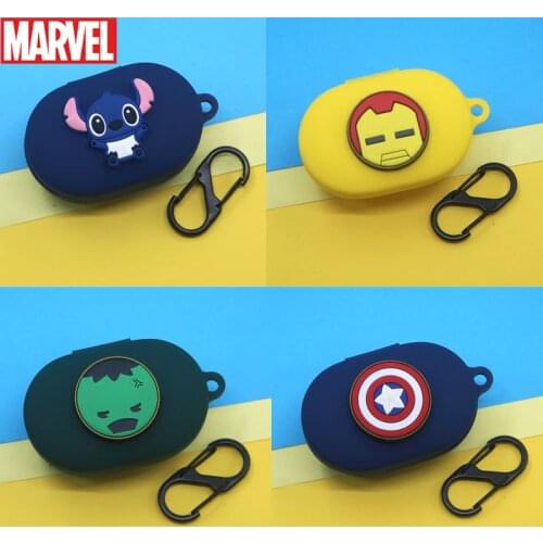 Disney Earphone Case Cover For Xiaomi Redmi Airdots Airdots 3 Silicone Wireless Bluetooth Headphone Case Charger Box With Hook