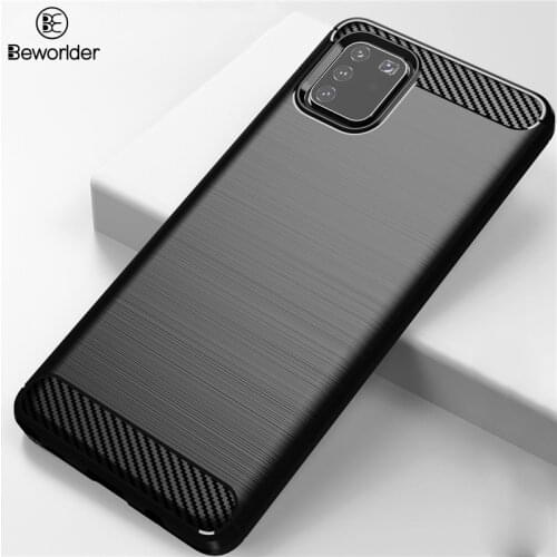 TPU Case For Samsung A91 A81 A41 A31 Covers Protect Carbon Fiber Soft Phone Bag For Samsung A21 A11 A01 Core A21s Case Silicone