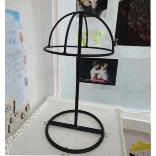 Promotion Hat display rack metal peak cap display stand bucket hat straw hat sunhat shelf holder wig hairpiece storage rack Y-01