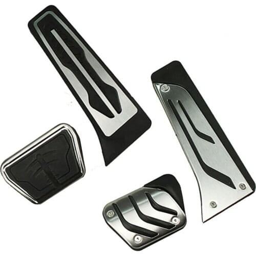 For BMW X3 G01 2018 2019 Stainless Steel AT Gas Fuel Brake Footrest Pedal Plate Pad Non-Drilling ! 2pcs/set