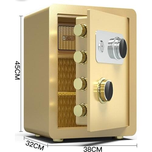 Household Small Safe Box Into The Wall Family Mini All-steel Ssafe Deposit Box
