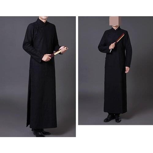 26color unisex linen IP MAN wing chun kung fu crosstalk uniforms taoist robe wushu gown martial arts suits tai chi clothing