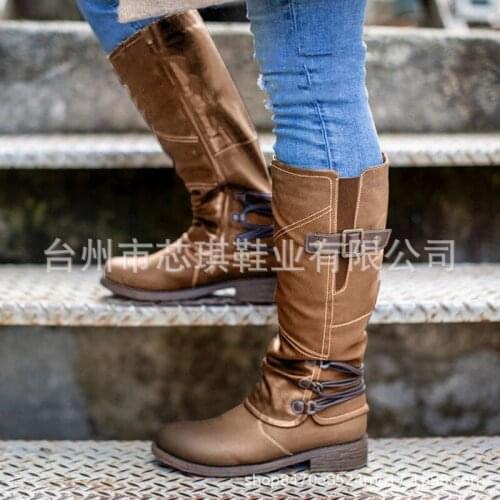 New Women Boots Autumn Winter Fringe Half Knee High Boots Ladies Tassel Fleece Shoes Woman Botas Feminina Plus