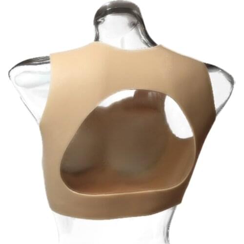 Softmary realistic silicone crossdresser backless fake breast forms boobs underwear for cosplay drag queen shemale prothesis