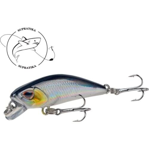 Minnow Sinking Wobblers 45mm/ 3.5g Freshwater Fishing Lure Hard Bait 3D Eyes Anti-Corrosion Bionic Plastic Fishing Bait