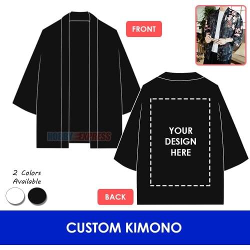 Hobby Express Custom Made Japanese Anime Traditional Kimono Yukata Cardigan