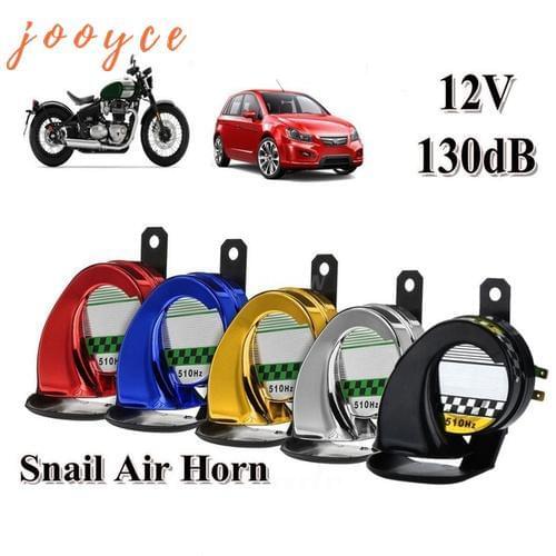 Universal 12V 130DB Electric Loud Snail Air Horn Siren Waterproof Car Motorbike Truck Boat Waterproof speaker with windshield