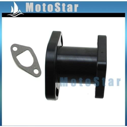 CNC Racing Intake Pipe Inlet Manifold For Mikuni VM22 Carburetor Carb Predator 212cc Honda GX200 Chinese 196cc Clone 6.5HP OHV
