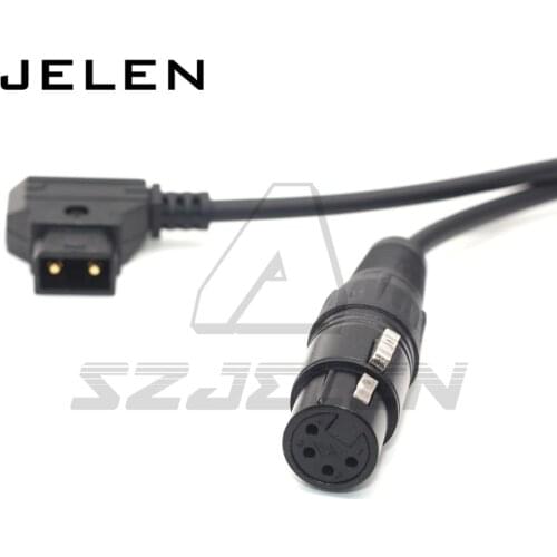 （PCB chip protection）DTAP to 4pin XLR Female for Power Supply Battery Adapter Power Cable