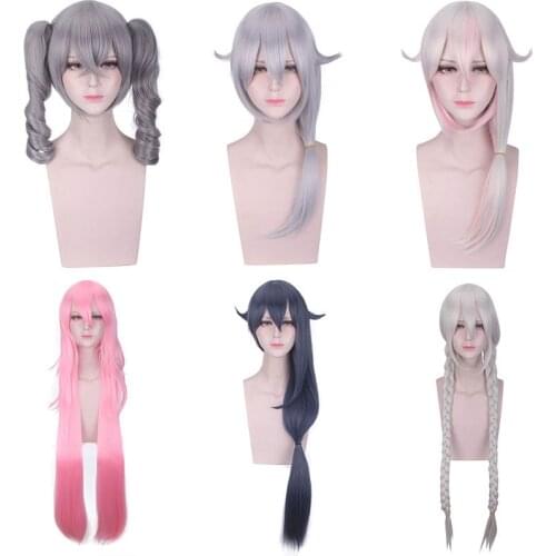 MmiHoYo Kiana Kaslana Mace Bronya Zaych Theresa Apocalypse Yae Sakura Cosplay Wig Halloween Costume Party Play Wigs For Women