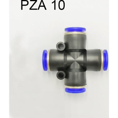 10PCS Pneumatic fittings PZA water pipes and pipe connectors direct thrust 10mm plastic hose quick couplings