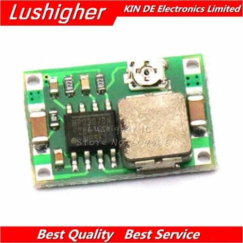 10pcs Mini360 RC Airplane Module Mini-360 DC Buck Converter Step Down Module 4.75V-23V To 1V-17V 17x11x3.8mm LM2596 2A