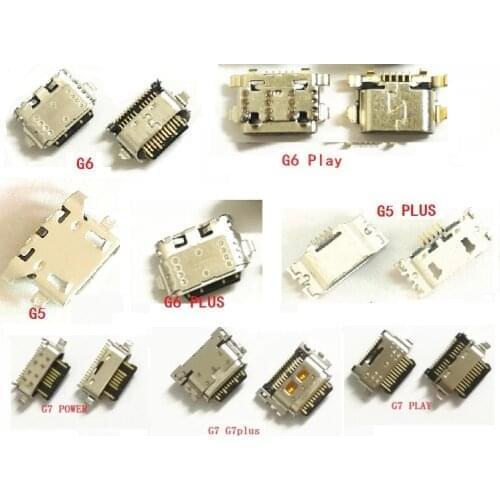 20PCS, Micro USB Charge Socket Plug Jack Charging Port Connector For Moto G9 G4 G5 G5S G5S G6 G7 Play Power One Zoom