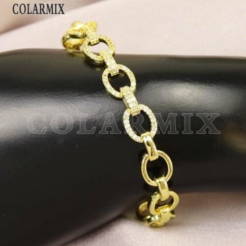 8 Pcs Hollow Zircon Round Style jewelry Bangle Fashion Jewely Bangle Bracelet Jewelry bangle jewelry Star Women bangle 8466