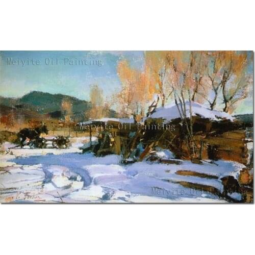Abstract Snow Oil Painting Wall Art Home Decoration Modern Canvas Art Living Room Wall Decor Hang Pictures No framed