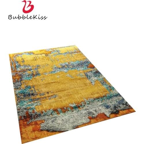 Bubble Kiss Carpet Nordic Style Living Room Large Carpet Simple Blue Abstract Pattern Rug Modern Bedroom Home Decoration Carpet