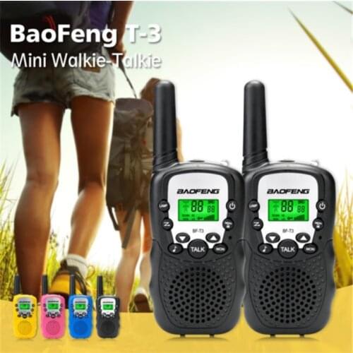 Baofeng Mini Walkie Takie BF T3 Two Way Radio for Kids Radio 22CH UHF 462-467mHz 10 Call Tones Wireless Intercom Woki Toki T3