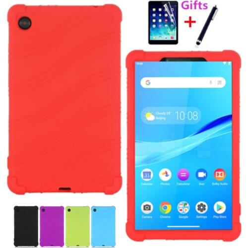 Case For Lenovo tab M7 tb-7305x tb-7305i tb-7305f Silicone Kids Cover Funda for Lenovo Tablet M7 Cases+screen protector film+pen