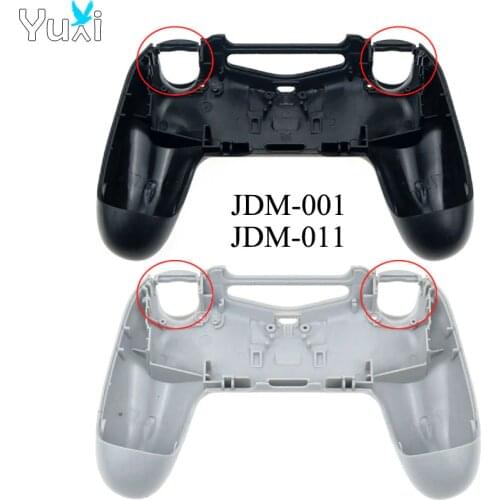 YuXi Replacement back shell Faceplate Case Cover for PlayStition 4 PS4 Old Version Controller JDM-001 011 Plastic Housing