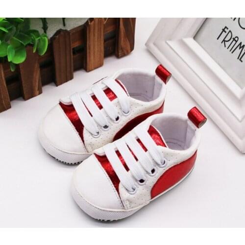 Baby Shoes Girl Boy Crib Shoes Baby Comfortable Patchwork Anti-slip Design Kids Fabric Shoes