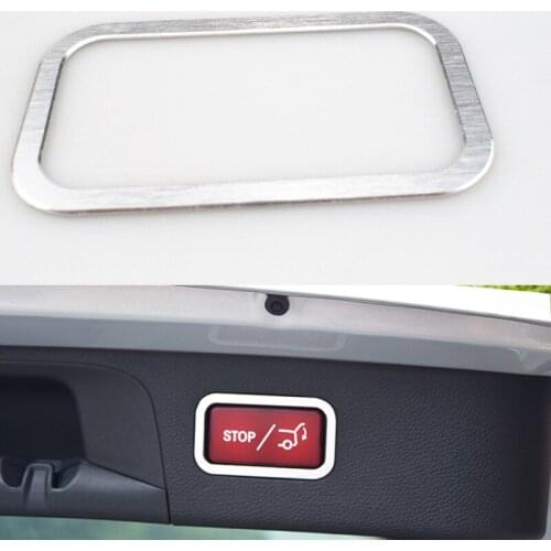 Electric tail door switch decorative sequins Car styling for Mercedes Benz GLA GLK GL ML CLS S class Aluminium alloy