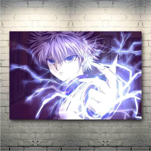 One Piece HD Print Canvas Anime Hunter x Hunter Killua Wall Art Pictures Home Decor Manga Oil Paintings Modular Room Decoration