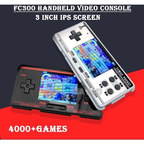 FC3000 Handheld video Gaming Console 8 Bit 2g memory Simulator White Machine Children Color Game PXPX7 Dropshipping