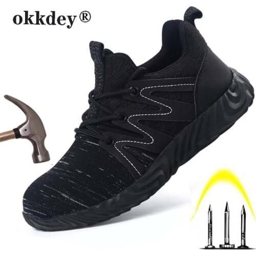 Men luminous shoes Solomon series explosion-proof sneakers Safety Work Shoes For Women Protective Steel Toe Cap Boots 2020 New