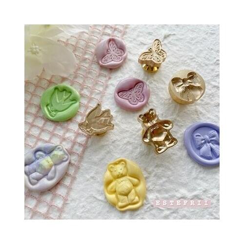 New Seal Handbook Lacquer Seal Chapter Head Envelope Sealing Wax Stamp Greeting Card Invitation Gift Handbook Seal