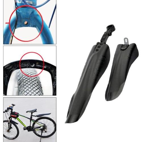 2Pcs/Set Bike Front Rear Fenders Mountain Road Bicycle Mudguard Removable Guards Cycle Parts Accessories
