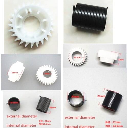 2pcs for Haier washing machine clutch gear + spring , Repairing Part 24.5mm x 27.5mm x 29mm Washing Machine Spring Clutch