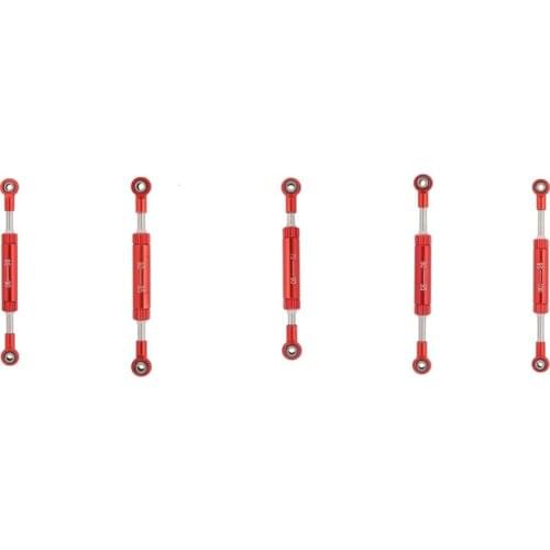 Adjustable Steering Servo Link Rod Panhard Bar for 1/10 RC Crawler Axial SCX10 Traxxas TRX4 D90 Redcat GEN8