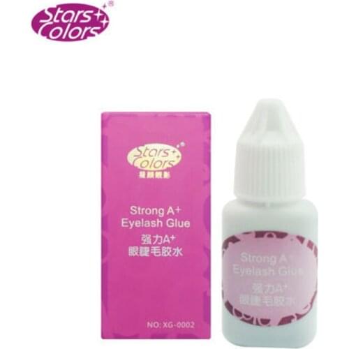 High quality black 15ml false eyelash glue low odor individual eyelash extension glue fast dry long lasting 30days