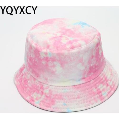 YQYXCY Spring Summer Hats For Women Men Unisex Bucket Hat Female Male Panama Cap Hip Hop Fashion Korean Beach Casual Sunshade
