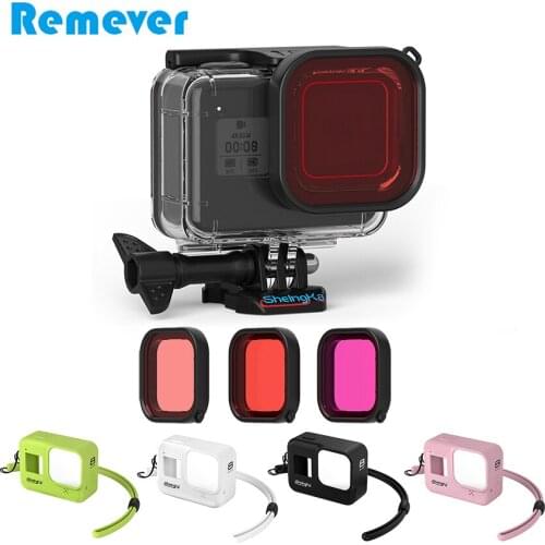 New Arrival Camera Tempered Glass Protector Filter Lens Case Cover Accessories for Gopro Hero 8 Black Action Cameras