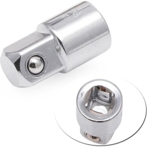 1/4\" Convert To 3/8\" Ball Lock Ratchet Socket Adapter Reducer Converter Tool L4MB
