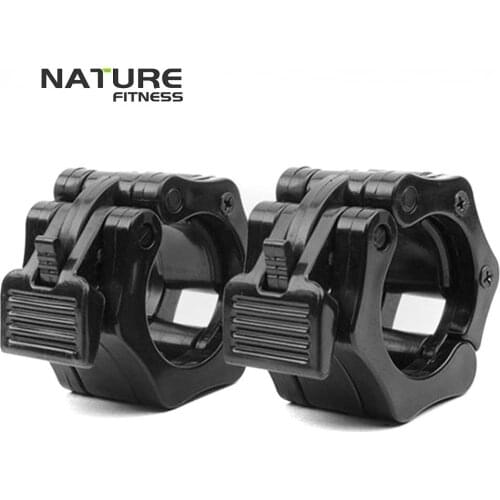 1 Pair Black 2" Weight Lifting Barbell Collars Gym Lock Collars Fitness Body Building Clamps