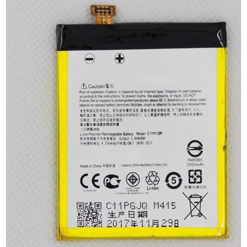 2pcs/Lot Internal Replacement Battery C11P1324 For ASUS ZenFone5 A500G Z5 c11P1324 2050mAh