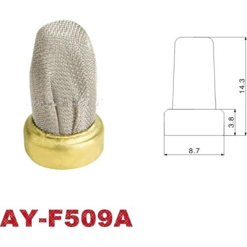 200pieces Diesel fuel pump injector micro filter metal mesh top quality for Hyundai Kia for AY-F509A